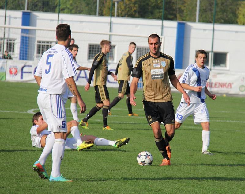 Fotbalisté Frýdku-Místku zdolali na domácím trávníku dalšího z favoritů na postup do první ligy, když díky gólu Vašendy vyhráli nad Znojmem 1:0. 