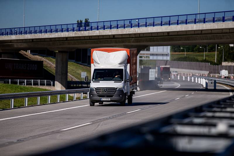 Slavnostní zprovoznění staveb dálnic D48 Frýdek-Místek, obchvat - I. etapa a D56 Frýdek-Místek, připojení na D48, 2. září 2022, Frýdek-Místek.