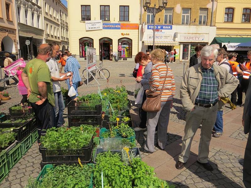 Beskydské farmářské trhy ve Frýdku-Místku.