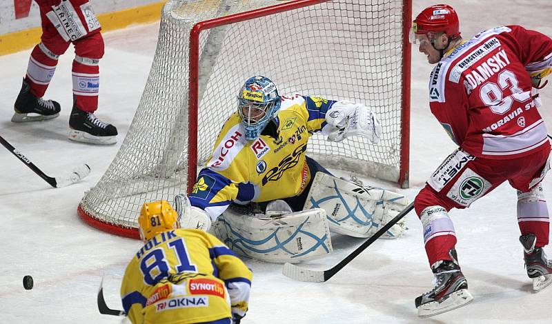 Snímky z utkání HC Oceláři Třinec vs. PSG Zlín.