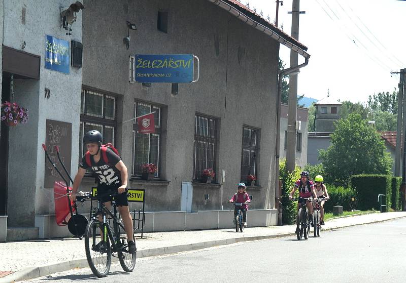 Moravskoslezský kraj podpořil dodělání cyklostezky č. 59 z Ostravy do Beskyd. Kousek chybí ve Sviadnově, vůbec nic ještě nemají v Bašce, 22. 6. 2022.