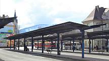 Autobusové nádraží v Třinci.