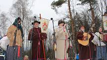 Lašský král Zdeňa Viluš I. přednesl na Čupku novoroční projev.