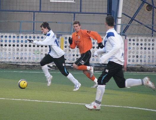 Přátelské utkání fotbalistů Frýdku-Místku v Ružomberoku.