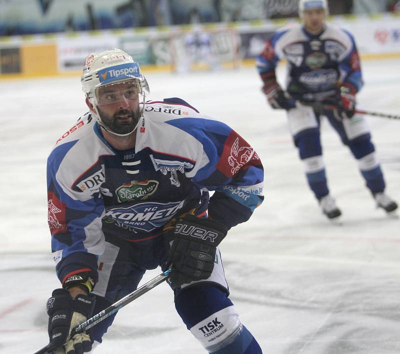 Utkání 1. kola hokejové extraligy: HC Kometa Brno - HC Oceláři Třinec (8. září 2017)