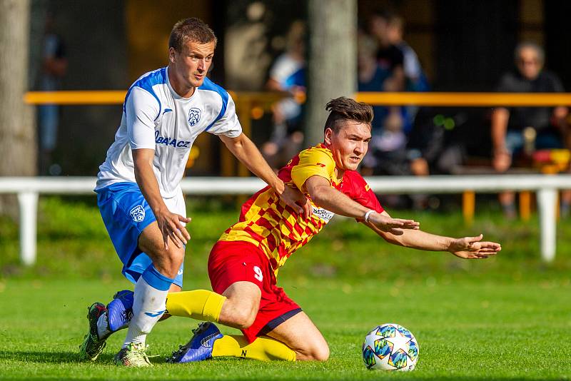 Fotbalisté Frýdlantu v utkání s Novým Jičínem