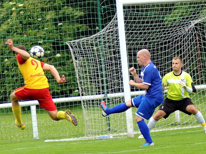 Derby mezi Frýdlantem a Brušperkem skončilo smírem 2:2.