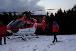 Záchrana šestnáctileté snowboardistky v Beskydech
