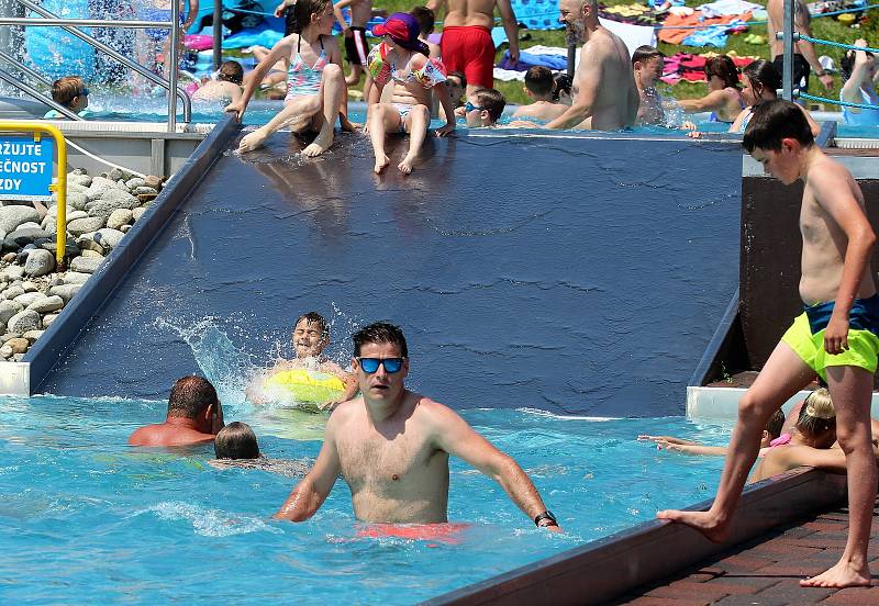 Aquapark Olešná ve Frýdku-Místku, sobota 19. června 2021.