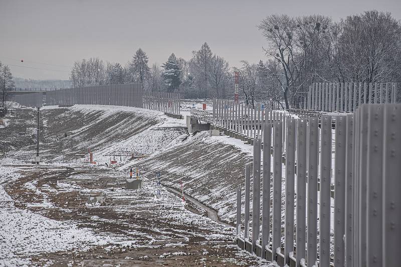 Ve Frýdku-Místku pokračovala 13. dubna 2021 výstavba obchvatu (I. etapa).