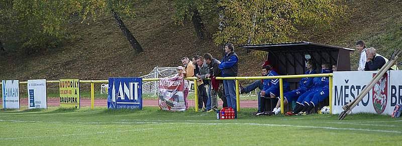 V sobotu 3. října se SK Brušperk na domácím hřišti utkal v mistrovském zápase 1. A třídy, skupiny B s Dolní Lutyní. Po bezbrankovém poločase zvítězili domácí v poměru 2:1, i když neproměnili pokutový kop.