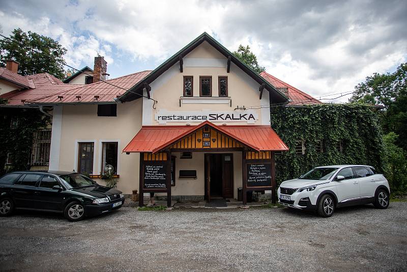 Restaurace Skalka v Kunčicích pod Ondřejníkem, 12. července 2020.