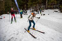 Skitouringový závod v oblasti Lysé hory Kilpi Skialp Maraton 2024, 3. února 2024, Krásná.