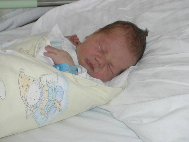 Matěj Dudek, Kozlovice, nar. 2.9. 52 cm, 4,20 kg, nemocnice Frýdek-Místek