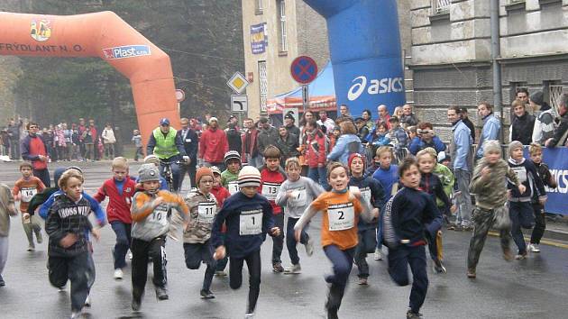 Start chlapců ročníku 2001.