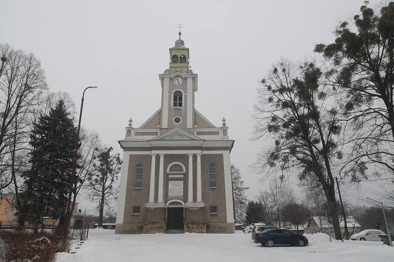 Evangelický kostel v Bystřici.