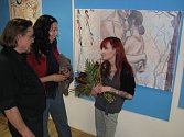 Akademický malíř Martin Pawera považuje havířovskou malířku Terezu Dolanskou (vpravo) za velmi nadějnou umělkyni. 