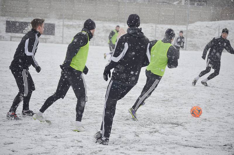 Příprava karvinských fotbalistů.