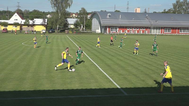 Zápas 26. kola fotbalové I.A třídy, skupiny B, Stonava - Vratmov B 0:4. Foto: SK Stonava