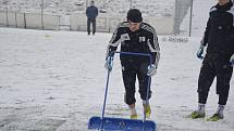 Příprava karvinských fotbalistů.