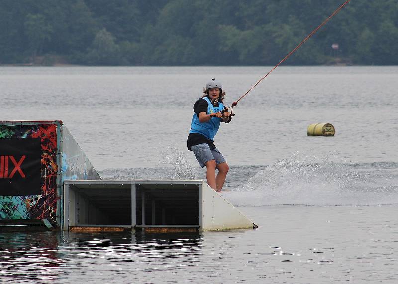 Mezinárodní závody ve wakeboardingu Blackcomb.cz Community Wake Cup, Ski & Wake Park Těrlicko, 17. července 2021.