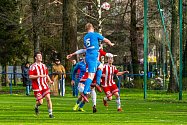 Zápas 18. kola fotbalové divize F Bohumín - Bruntál 4:1.