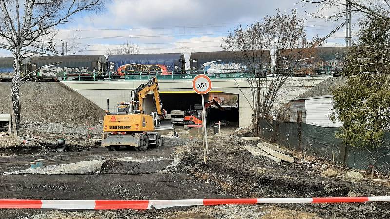 Petrovice u Karviné. Rok 2022. Už v dubnu má být dokončena modernizace podjezdu pod železniční tratí v centru obce.