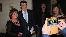 Vicepremiér Andrej Babiš navštívil ve středu 15. 2. 2017 Karvinou a Orlovou. 