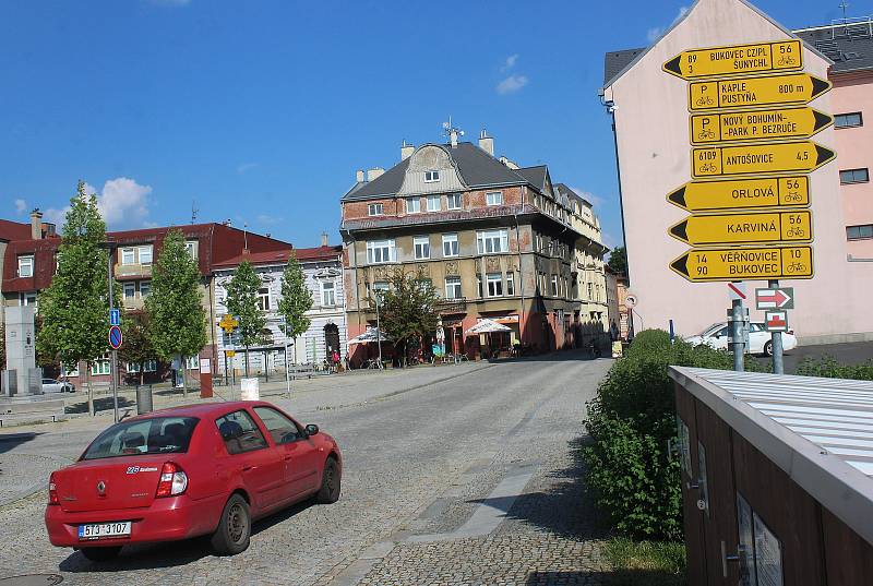 Bohumín. Starý Bohumín. Náměstí Svobody.