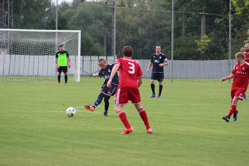 Dětmarovice (v modrém) - Šenov 0:0.