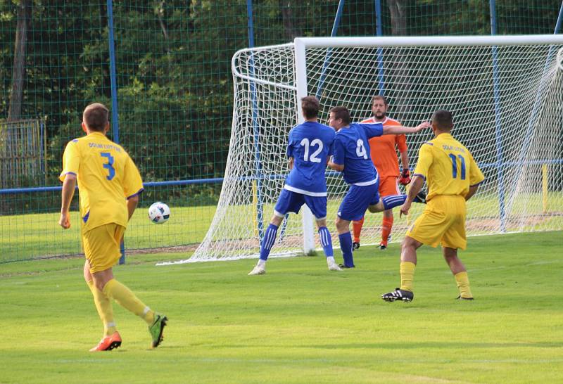 Dolní Lutyně (ve žlutém) - Jablunkov 0:3.