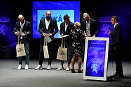 V Karviné předali představitelé města a místní sportovní legendy ocenění v anketě Sportovec roku 2021. Březen 2022.