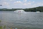 Na Těrlické přehradě se o víkendu jely závody Evropského poháru ve vodním lyžování za elektrickým vlekem, kterého se účastnila světová špička.