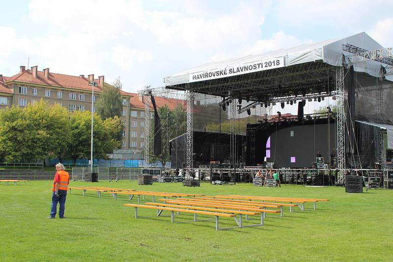 V Havířově vrcholí přípravy na Havířovské slavnosti, které se konají v pátek a v sobotu. Vystoupí řada domácích i zahraničních kapel zvučných jmen, např. Elán, Apocalyptica a James Blunt.