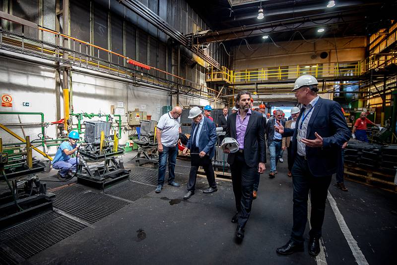 Jaromír Jágr přijel do Bohumína podpořit prodej nového výrobku firmy Viadrus, 5. zaří 2019 v Bohumíně.