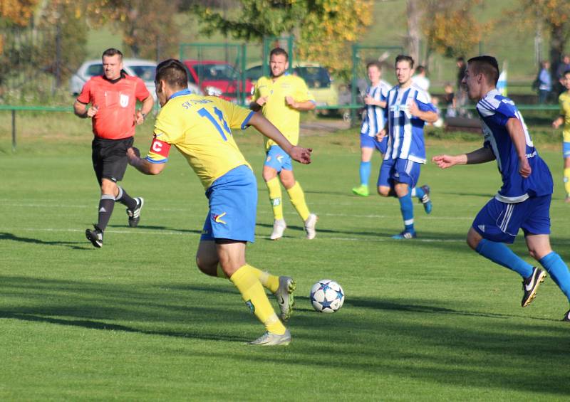 Derby Albrechtice - Stonava (ve žlutém) dopadlo smírně.