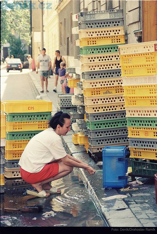 Povodně, 11. července 1997, Bohumín.