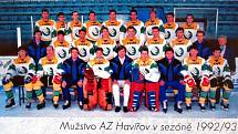 Výstava o historii hokejového klubu AZ Havířov.
