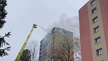 Požár, Český Těšín, 30. listopadu 2022.