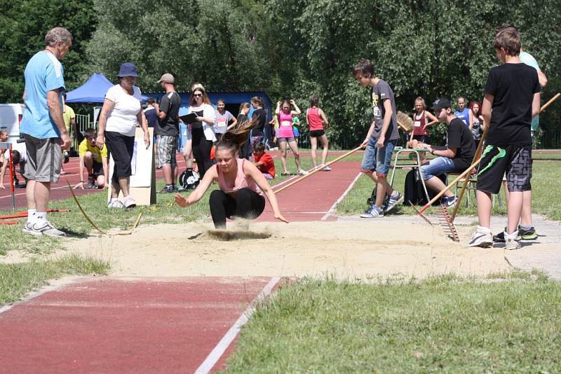 Krajské kolo Odznaku všestrannosti olympijských vítězů v Havířově. 