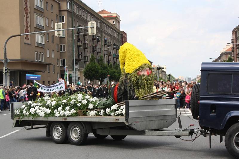 Květinové korzo slavnosti Havířov v květech 2015. 