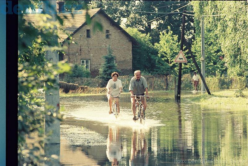 Povodně, 11. července 1997, Bohumín.