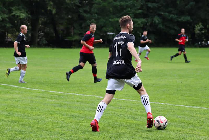 Zápas 4. kola fotbalové I.B třídy, skupiny B, Slovan Záblatí - FC Ostrava-Jih 2:2.