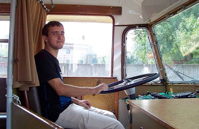 Dalibor Ž., mladý strojvůdce, který zahynul 24. ledna při srážce vlaku s nákladním vlakem na přejezdu v Dolní Lutyni.