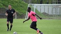 Zápas 21. kola fotbalové divize F Dětmarovice - Havířov 0:3 (7. května 2022). Foto: MFK Havířov/Viktorie Mrázová