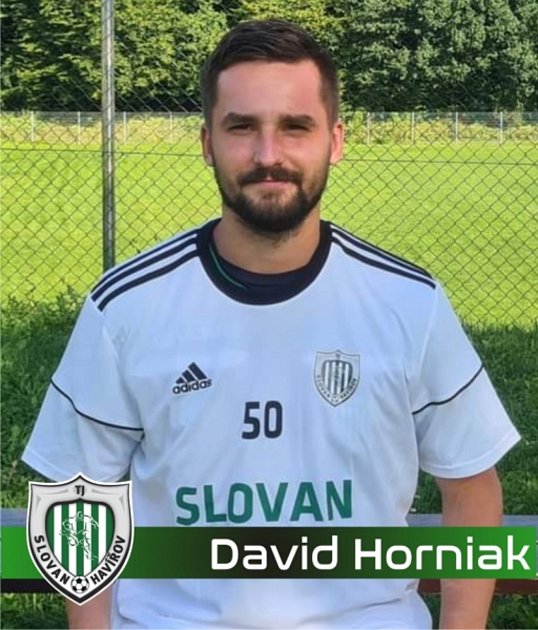 Fotbal, útočník Slovanu Havířov David Horniak.