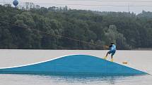 Mezinárodní závody ve wakeboardingu Blackcomb.cz Community Wake Cup, Ski & Wake Park Těrlicko, 17. července 2021.