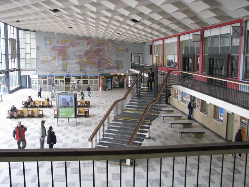Vlakové nádraží v Havířově. 