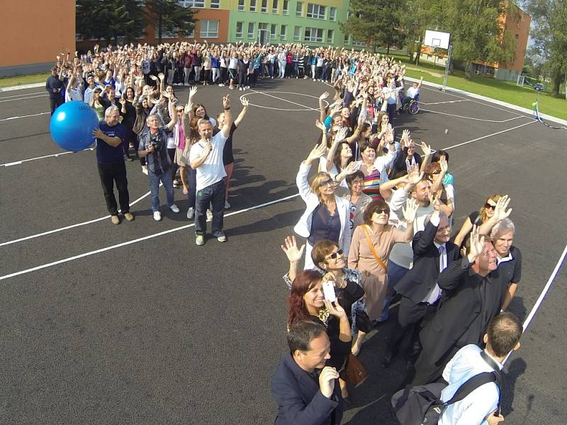 Nové sportoviště Střední školy v Prostřední Suché. 