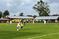 Zápas 9. kola krajského přeboru Stonava - FC Vřesina 5:0.